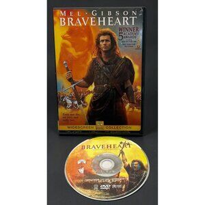Braveheart Movie DVD Mel Gibson 1995 Historical Epic  Widescreen